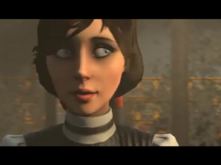 3d porn cartoon where elizabeth from the game bioshock is fucked in pussy (pussy) and in the ass (anal, ass, anal, ass) with a big dick fuck